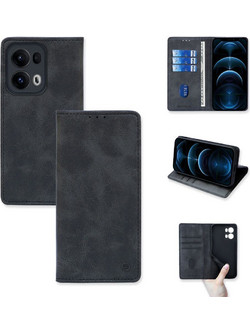 Sonique Vintage Magnet Θήκη Πορτοφόλι για Oppo Reno13 Pro 5G Μαύρο