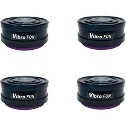 ALPHAcoustiki Vibro FON Purple Αντικραδασμικά για συστήματα Ήχου (4 Τεμάχια)