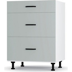 Modest Κάτω Ντουλάπι Συρταριέρα Γκρι 60x48x82εκ LD1260M05