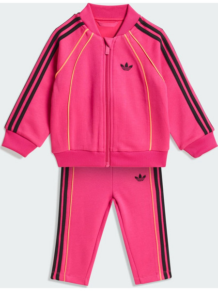 Adidas Βρεφικό Σετ Φόρμας Χειμωνιάτικο Φούξια KD3177