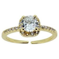 Ro Accessories Δαχτυλίδι ONE SIZE R170 Χρυσό
