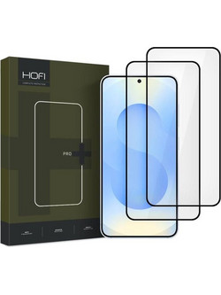 Tempered Glass Full Face Hofi Pro+ Samsung Galaxy S25 5G Μαύρο (2 τεμ.)