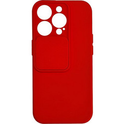 Powertech CamShield Soft Back Cover Red (iPhone 13 Pro)