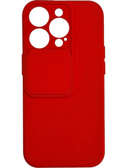 Powertech CamShield Soft Back Cover Red (iPhone 13 Pro)
