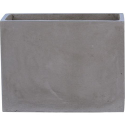 FLOWER POT-2 Fiber Cement Grey 60x30x45cm