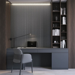 Estiatherm 3D Πάνελ τοίχου VILO MPC M 160 Brushed Steel, 2650 x 160 x 20mm
