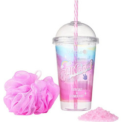 Σετ με Άλατα Μπάνιου και Σφουγγάρι Bubble-T Rainbow Bath Salts Gift Set 255g