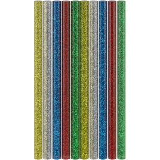 GOOBAY ράβδοι σιλικόνης 77855, Φ11mm x 200mm, glitter διάφορα χρώματα, 10τμχ