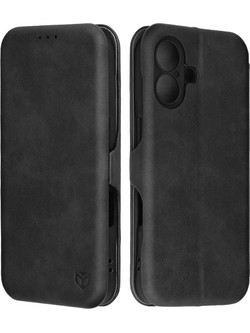 Techsuit Θήκη Book Safe Wallet Plus iPhone 16 Black