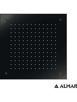 ΚΕΦΑΛΗ ΝΤΟΥΖ ΟΡΟΦΗΣ ENTOIX.TEMPTATION 38x38 INOX BLACK MATT
