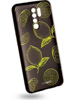 EGOBOO Back Cover Θήκη Lemons Fluo (Xiaomi Redmi 9)