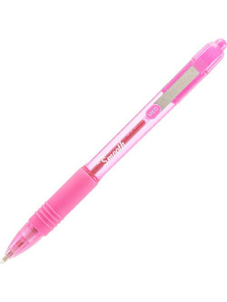 Zebra Grip Funky Bright Pink Ink Στυλό Διαρκείας 1mm Ροζ