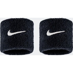 Nike Swoosh Classic Wristbands - set of 2 Black / White