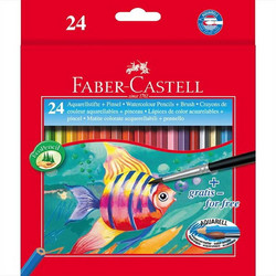Faber-Castell Aquarel Ξυλομπογιές Ακουαρέλας Σετ 24τμχ