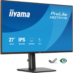 iiyama ProLite XB2791HS-B1 IPS Monitor 27" 1920x1080 FHD 120Hz 1ms