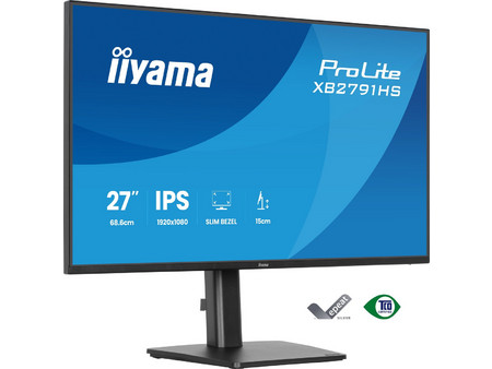 iiyama ProLite XB2791HS-B1 IPS Monitor 27" 1920x1080 FHD 120Hz 1ms