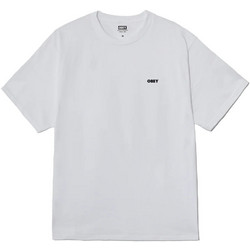Obey Visual Studios Flower Classic T-Shirt Ανδρική Κοντομάνικη Μπλούζα Cotton Regular Fit - White 165264387-WHT
