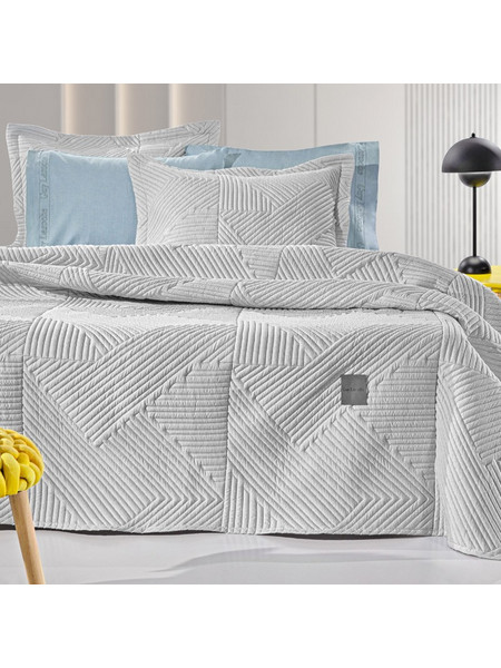Κουβερλί King Size (Σετ) 250X240 Guy Laroche Ziana Smoke (250x240)