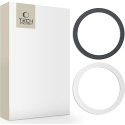 Tech-Protect Magmat Magsafe Universal Magnetic Ring 2-Pack - Black & Silver