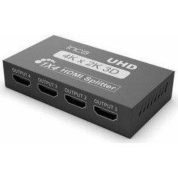 Inca Hdmi Splitter Ihsk-430 1:4 4k X 2k 3d Black IHSK-430