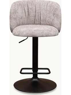RAVENNA Σκαμπό Μπαρ Lorita Taupe 52 x 53 x 88-109 cm