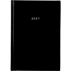 Next ημερολόγιο 2027 basic ημερήσιο δετό μαύρο 17x25εκ. Δυνατότητα εκτύπωσης