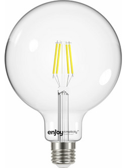 EL822936 | EL822936 | LED FILLAMENT CLEAR DIM|G125 7.8W(60w) E27|3000k|806lm|enjoysimplicity(TM)