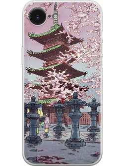 Θήκη Ukiyo-e - Cherry Blossom iPhone 17e Flexible TPU (Διάφανη Σιλικόνη)