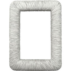 Κορνίζα Marbre 034300 10x15cm White Γυαλί,Polyresin