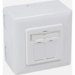 LogiLink IWP-MD 8/8-SAP-C6 Πρίζα Δικτύου Cat6 FTP Διπλή - Θωρακισμένη, Χωνευτή, PoE++