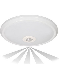 RP Zonda 27749 - Φωτιστικό Οροφής PIR 16W 4000K, O290mm, 1100lm Λευκό