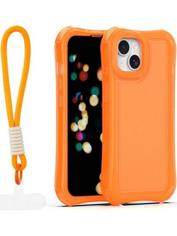 Senso Spd Safecase με Λουράκι Back Cover Orange (iPhone 14)