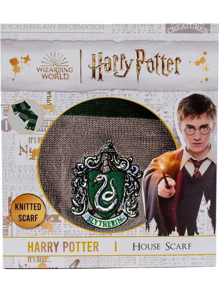 Harry Potter Scarf Slytherin Bold Stripes (Boxed) 160 cm