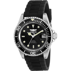 Invicta Pro Diver Ανδρικό Ρολόι Αυτόματο με Μαύρο Καουτσούκ Λουράκι 23678