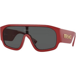 Versace VE4439 5388/87 Γυναικεία Γυαλιά Ηλίου Μάσκα Κοκάλινα Κόκκινα με Μαύρο Polarized Φακό