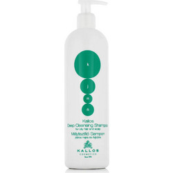 Kallos KJMN Deep Cleansing Σαμπουάν για Επανόρθωση για Λιπαρά Μαλλιά 1lt
