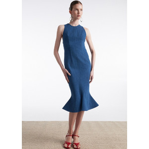 Nadia Rapti Saltwater Denim Φόρεμα Midi Μπλε Nadia Rapti Saltwater Denim Φόρεμα Midi Μπλε