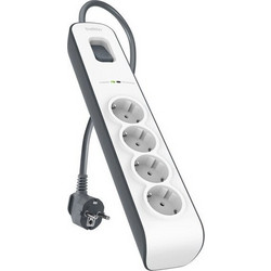 Belkin Πολύπριζο Aσφαλείας 4 Θέσεων με Καλώδιο 2m BSV400VF2M-V2