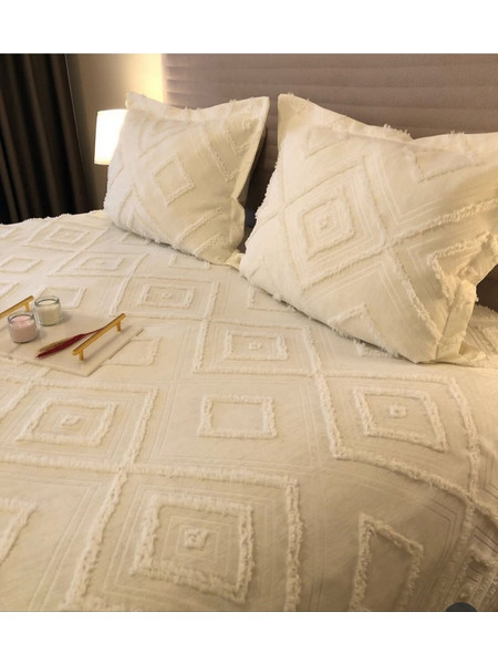 Stewehome Σκανδιναβικό παπλωματοθήκη Λευκό 240x250 cm