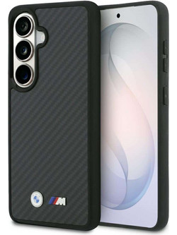 BMW M Kevlar Logo MagSafe Back Cover Black (Samsung Galaxy S26)