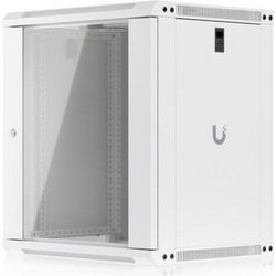 Ubiquiti UACC-Rack-12U-Wall-450-G, 12U Fully assembled wall-mount rack with built-in fans and removable panels, Slim Line 45cm Depth, Glass Door