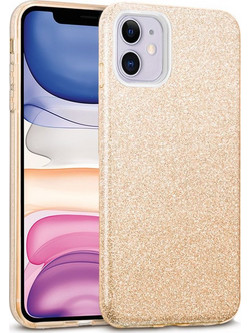 Hybrid Strass Gold Case iPhone 11