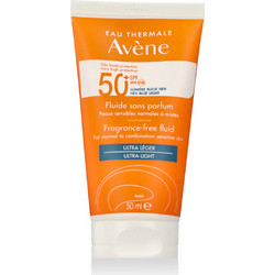 Avene Ultra Light Fragnance-Free Fluid Αντηλιακή Κρέμα Προσώπου SPF50 50ml