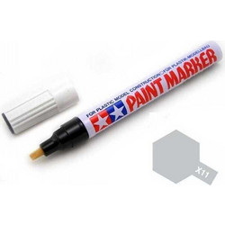 X-11 PAINT MARKER (ENAMEL ) CHROME SILVER - TAMIYA 89011