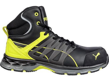 Puma Velocity 2.0 Yellow Μποτάκια Ασφαλείας S3 Αδιάβροχα Μαύρα Κίτρινα