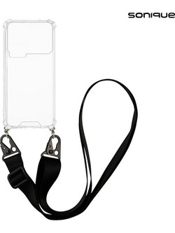 Sonique Armor Clear Strap Back Cover Black (Xiaomi 17 Pro Max 5G)