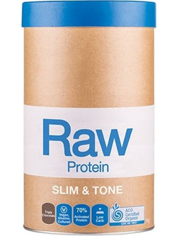 Amazonia Raw Slim & Tone Protein Chocolate Φυτική Πρωτεΐνη Χωρίς Λακτόζη & Γλουτένη 1kg