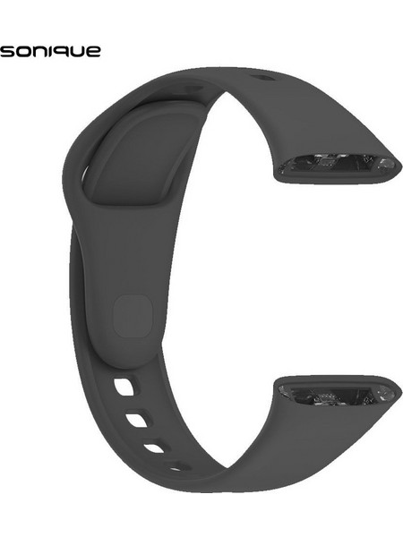 Sonique Color Λουράκι Σιλικόνης Dark Grey (Xiaomi Redmi Watch 3)