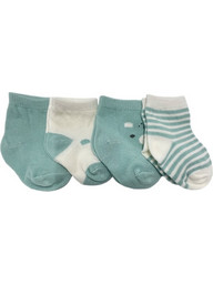 Gamberritos Καλτσάκια Newborn Μέντα Σετ 4τμχ