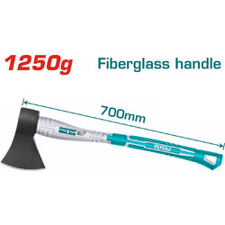 TOTAL Τσεκούρι με πλαστική λαβή 1.250gr (THT7812506)